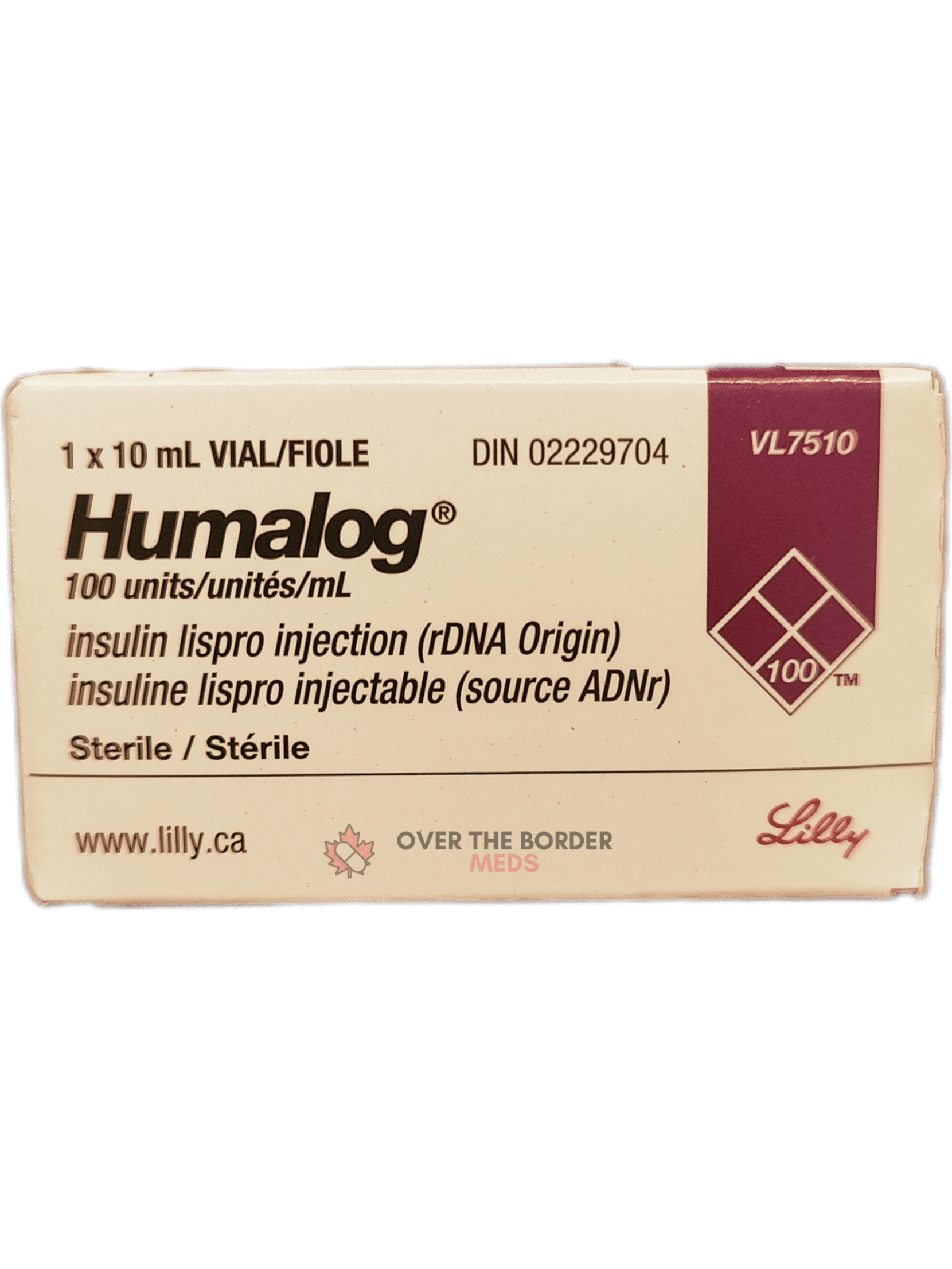 Over The Border Meds Humalog Vial - Over The Border Meds