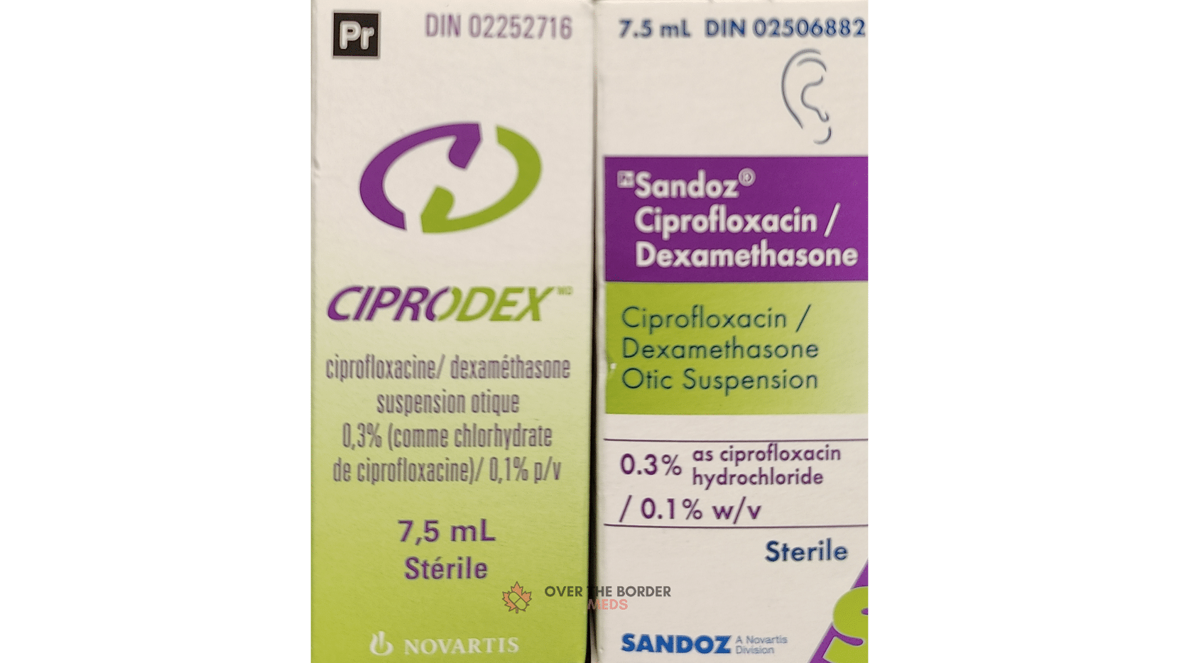 Over The Border Meds Ciprodex Ear Drops (Ciprofloxacin/Dexamethasone