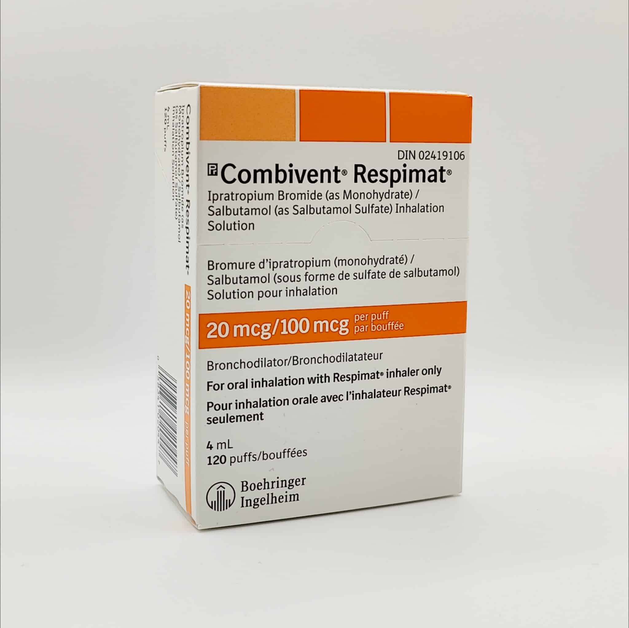 Buy Combivent Respimat (Ipratropium Bromide / Albuterol) from Canada ...