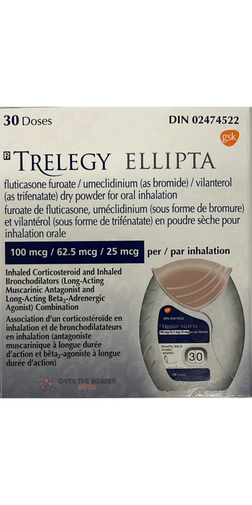 Over The Border Meds Trelegy Ellipta (fluticasone, Umeclidinium 