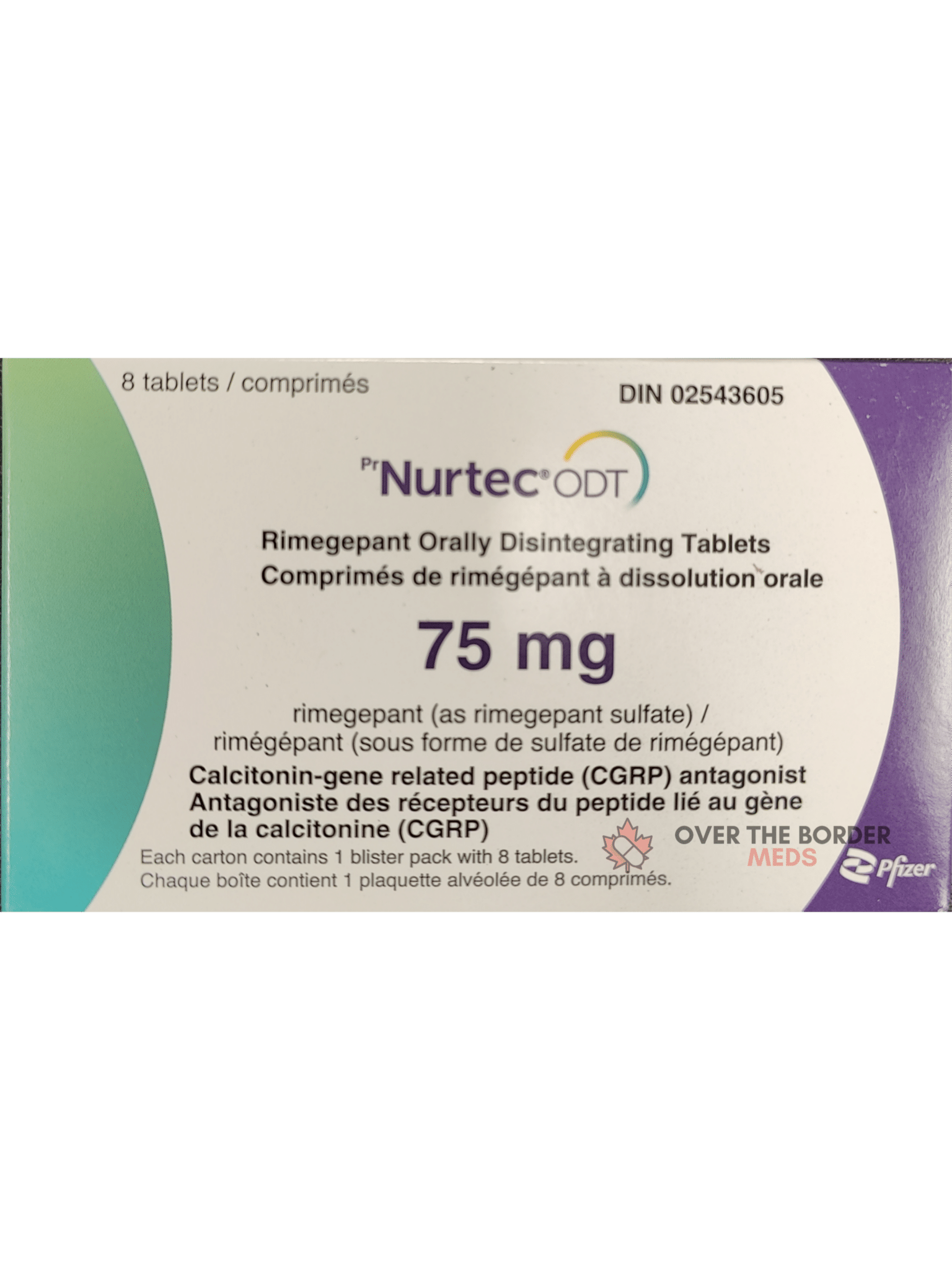 Over The Border Meds Nurtec ODT (Rimegepant) - Over The Border Meds