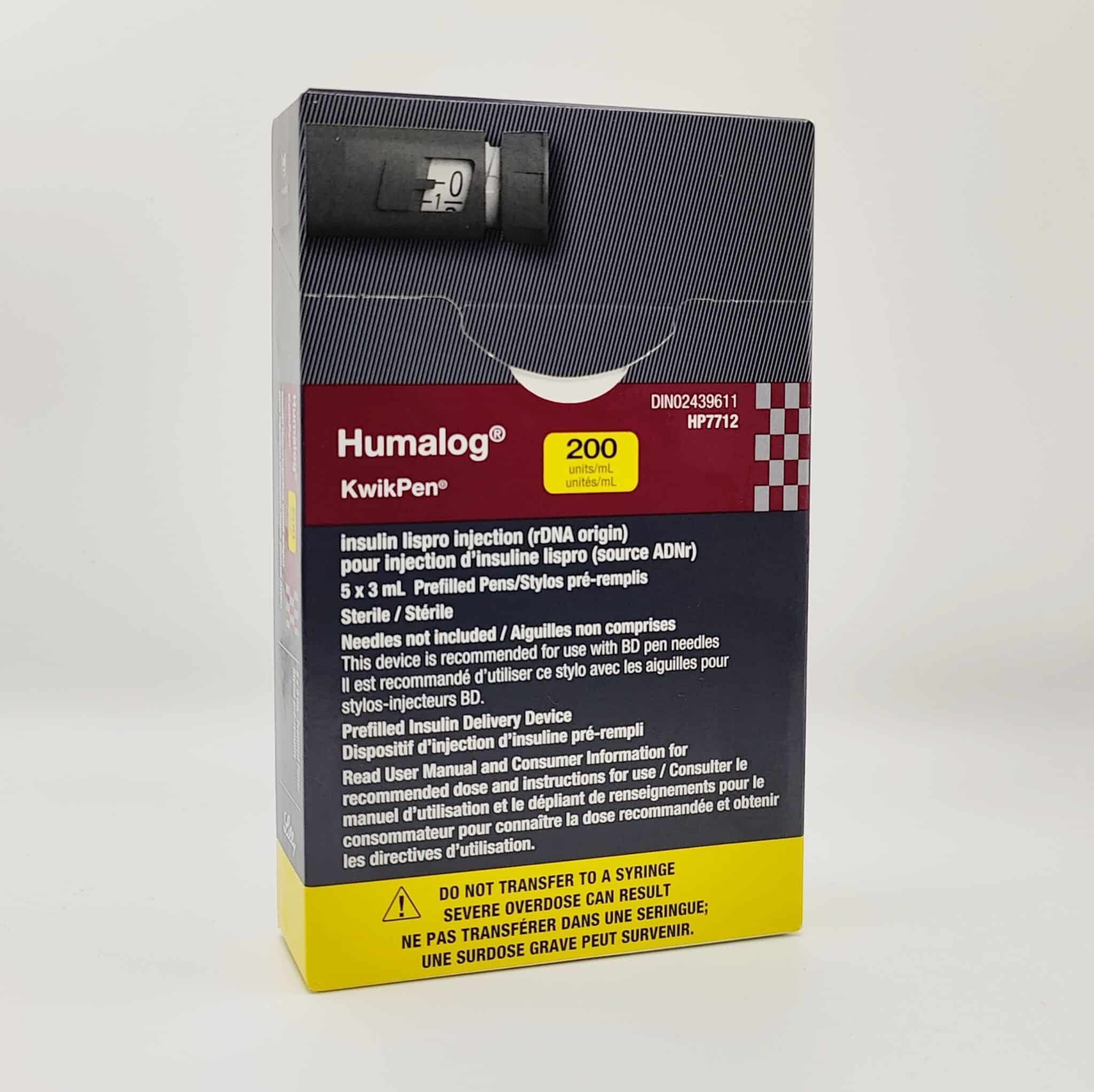 Buy Humalog KwikPen insulin from Canada for affordable diabetes care