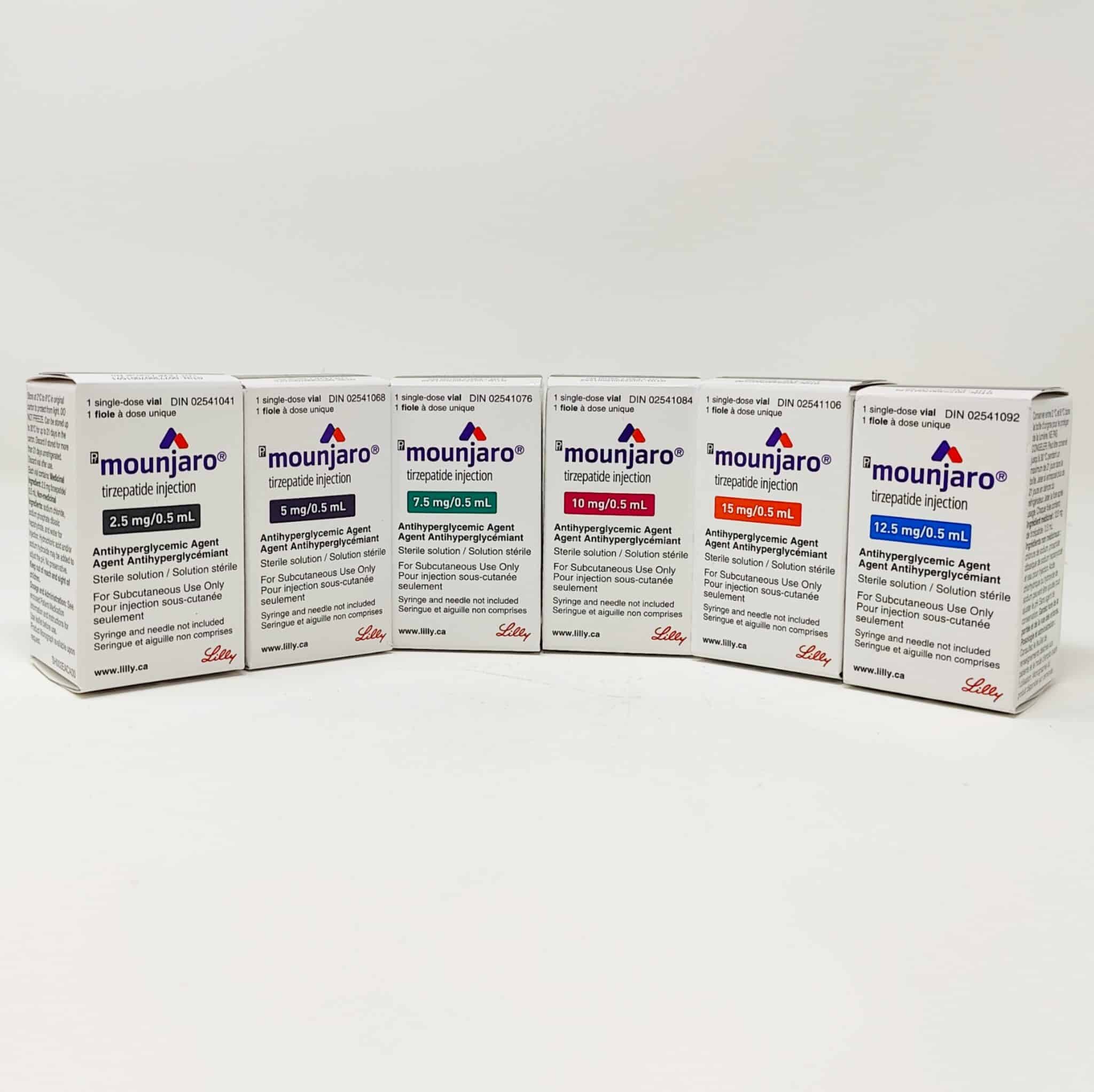 Mounjaro vials for sale in Canada for affordable weight loss