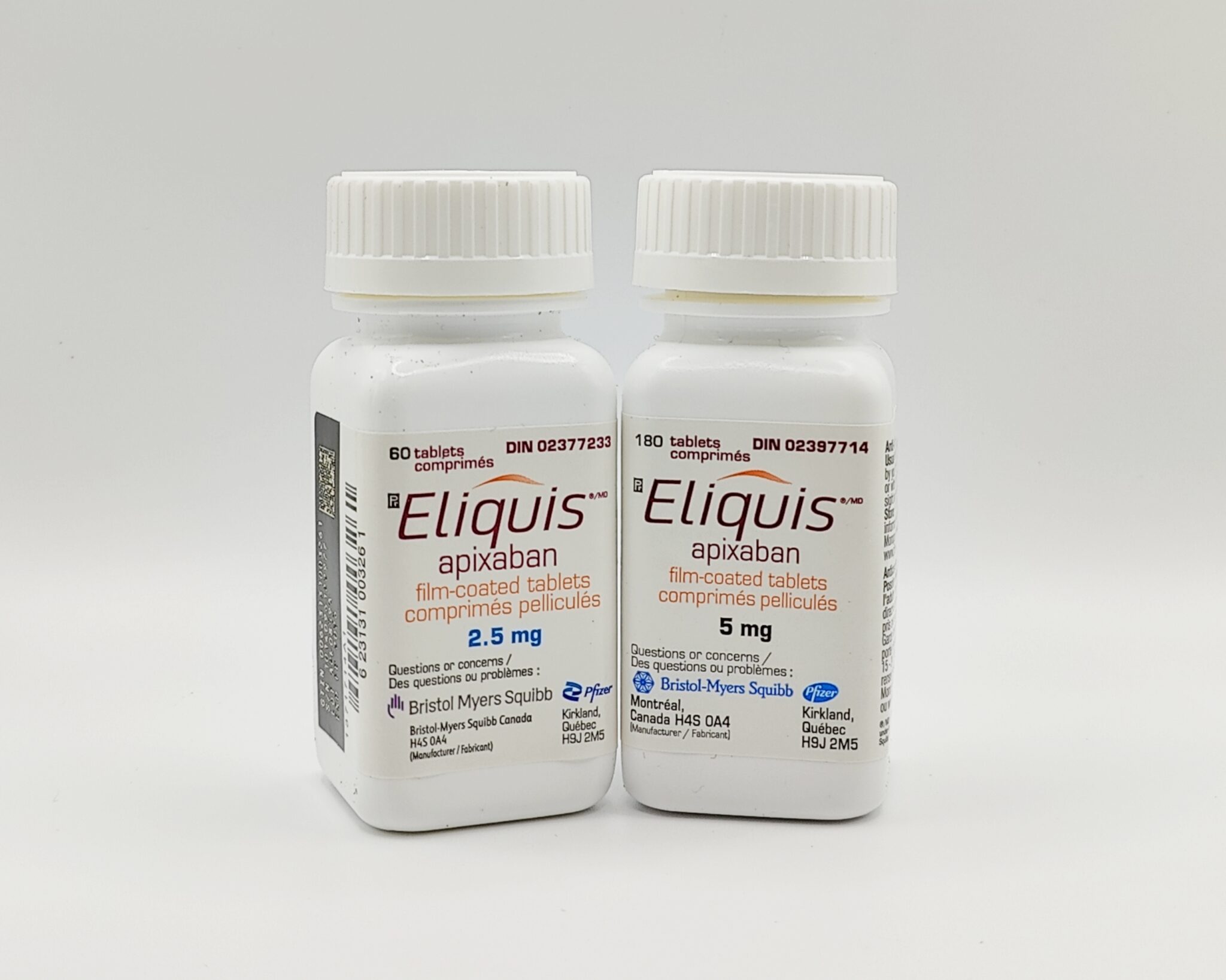 bottle of eliquis apixaban from canada and food interactions