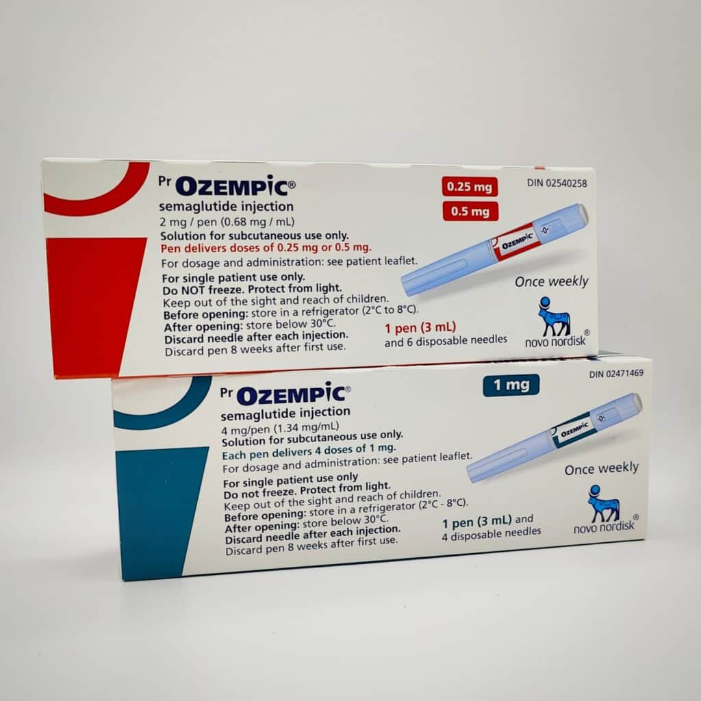 2 Ozempic boxes