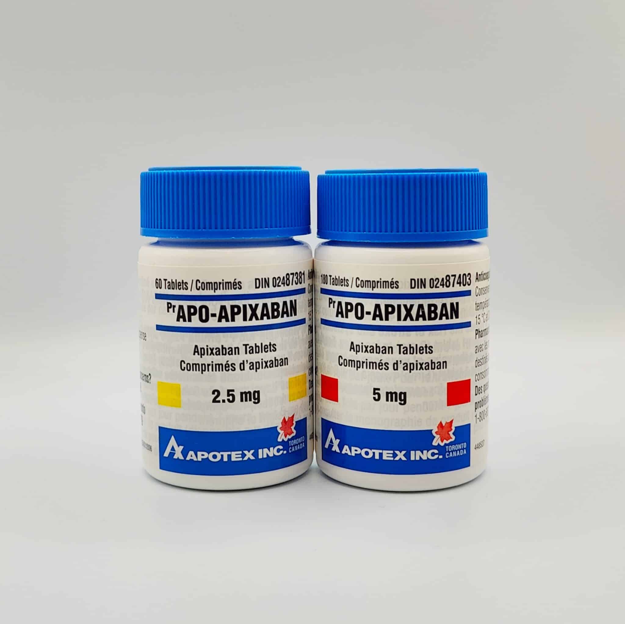 2 Bottles of Generic Apixaban