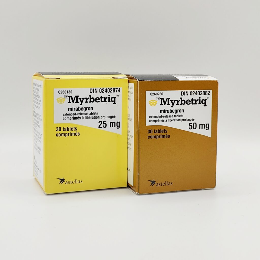 2 Boxes of Myrbetriq from Canada