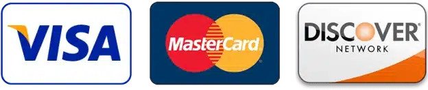 Visa, Mastercard and Discover