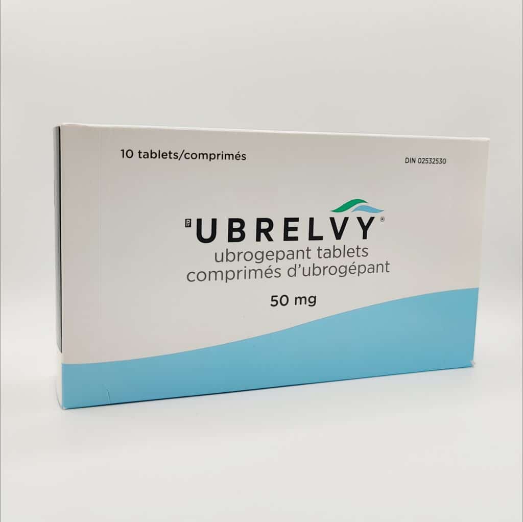 Box of Canadian Ubrelvy
