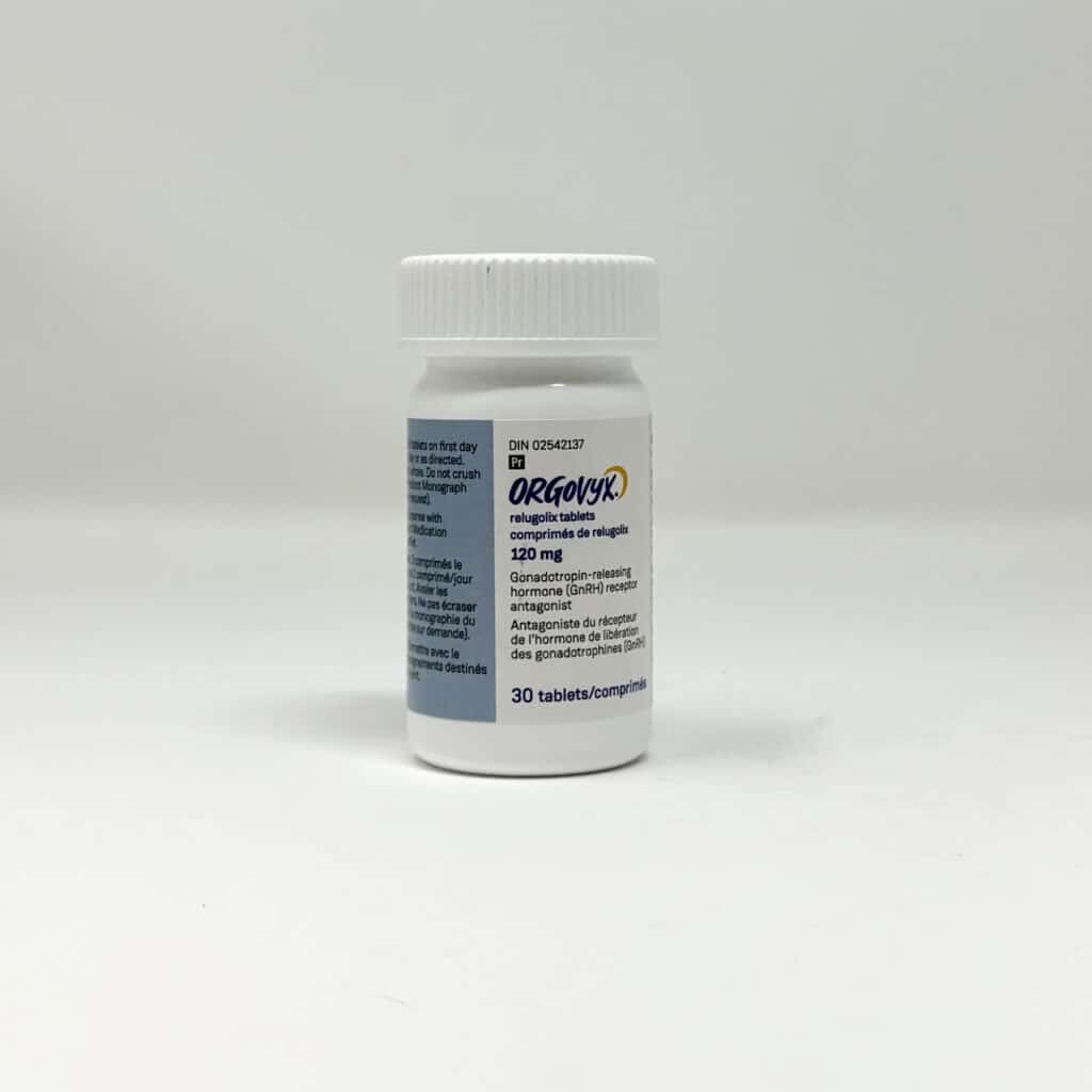 Bottle of Canadian Orgovyx