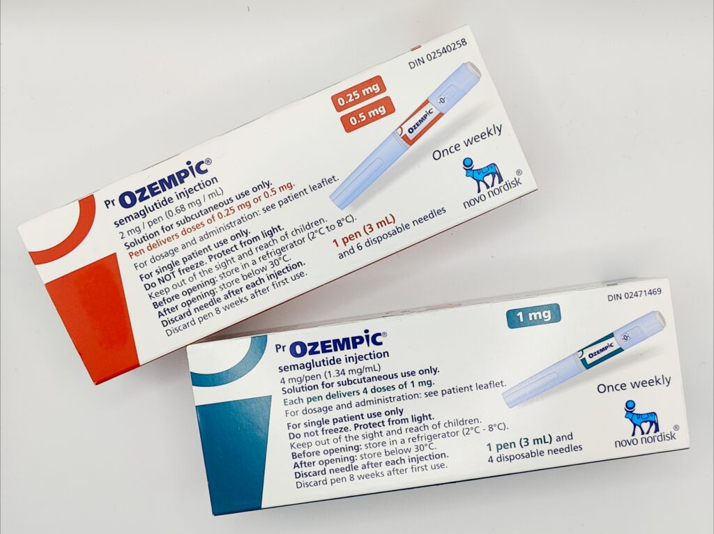 Boxes of Canadian Ozempic